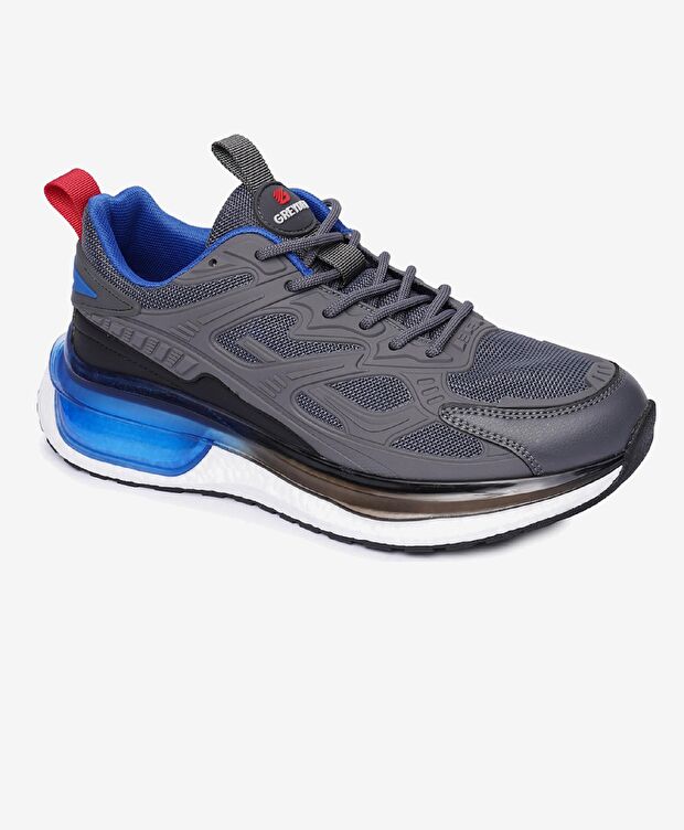 Erkek Koyu Gri Saks Spor Ayakkabı - 2