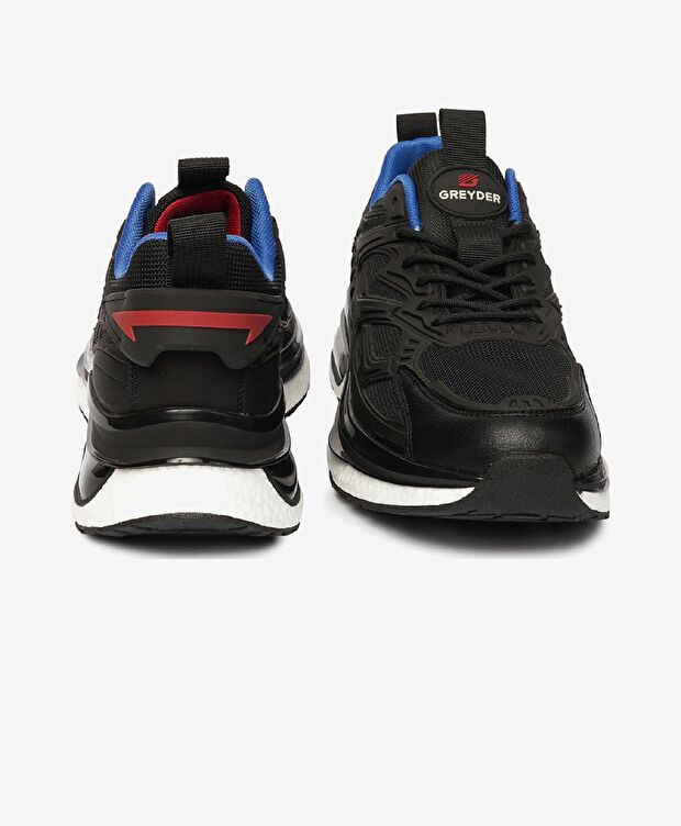 Erkek Siyah Saks Hakiki Deri Spor Ayakkabı - 7