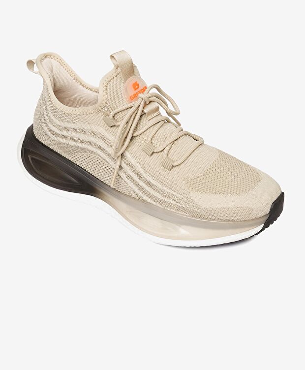 Erkek Bej Turuncu Spor Ayakkabı - 2