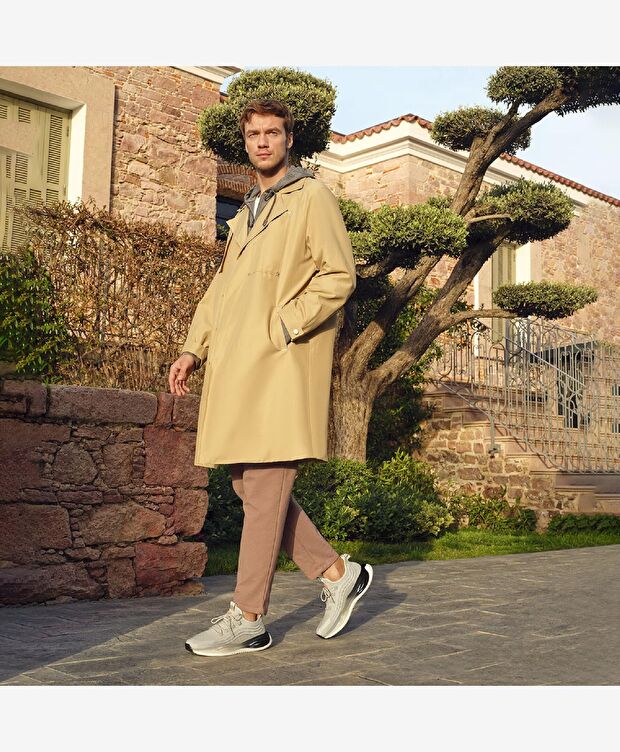 Erkek Bej Turuncu Spor Ayakkabı - 8