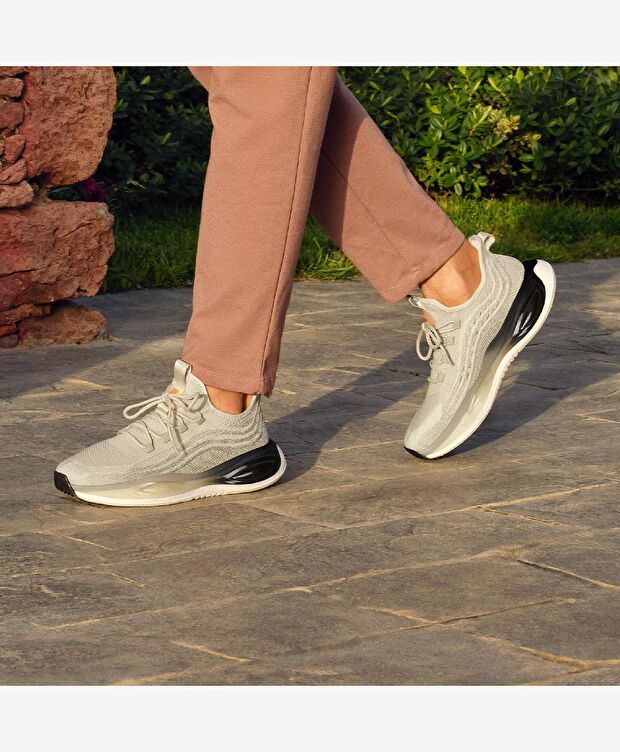 Erkek Bej Turuncu Spor Ayakkabı - 9