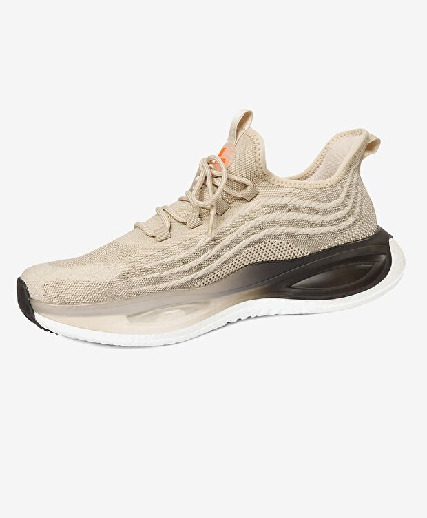 Erkek Bej Turuncu Spor Ayakkabı - 3