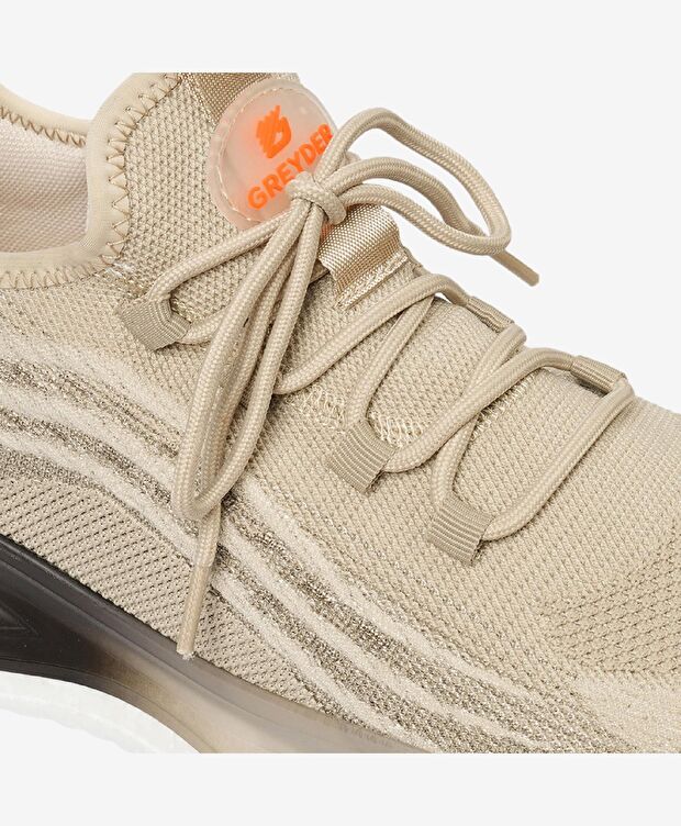 Erkek Bej Turuncu Spor Ayakkabı - 5