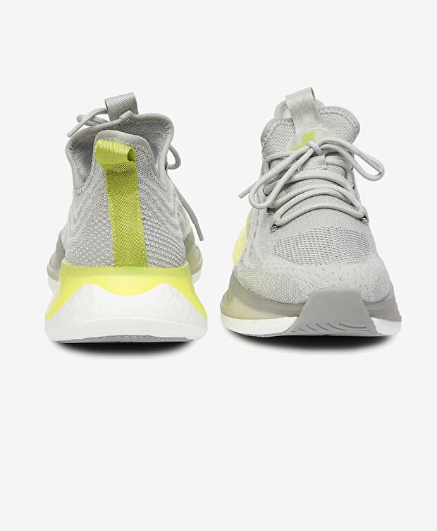 Erkek Açık Gri Limon Yeşili Spor Ayakkabı - 7