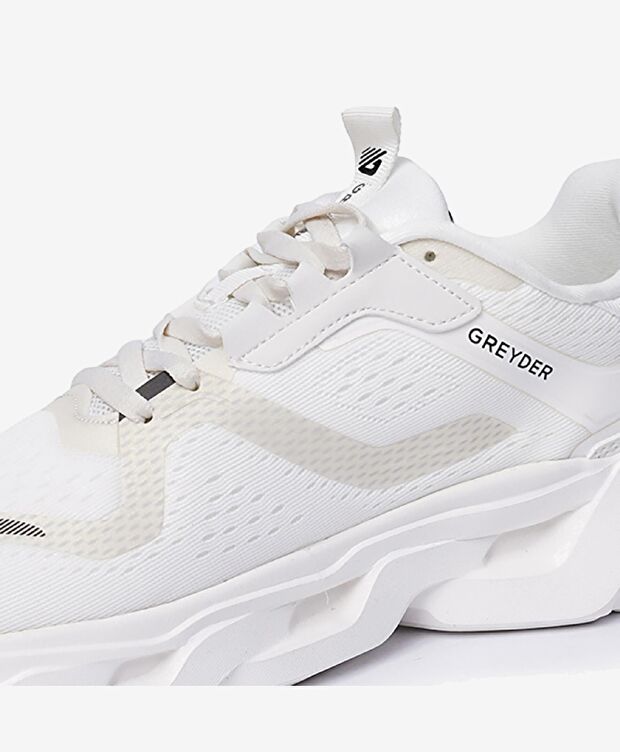 Erkek Beyaz Siyah Spor Ayakkabı - 4