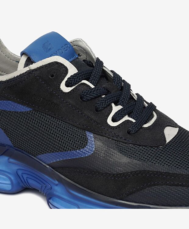 Erkek Açık Lacivert Hakiki Deri Spor Ayakkabı - 5