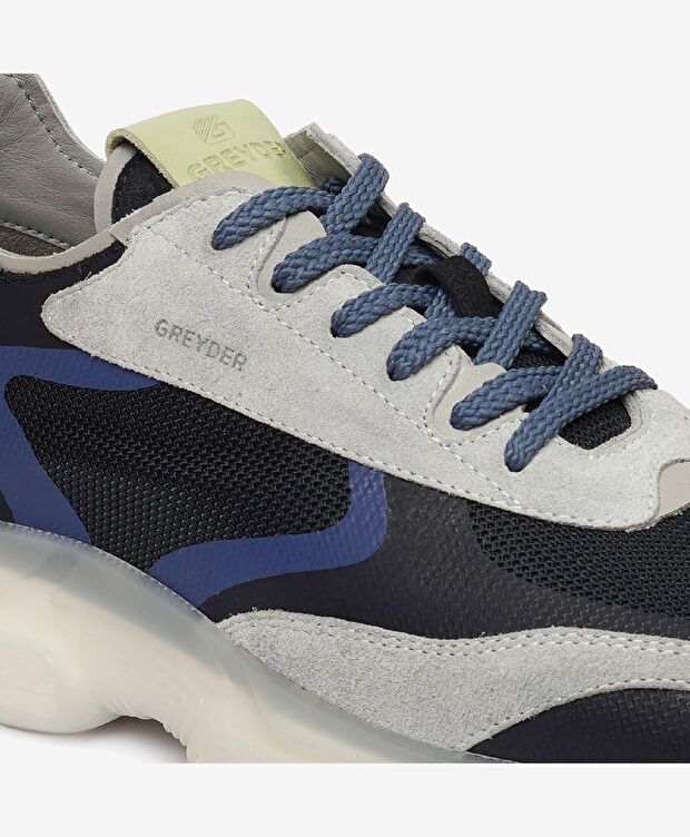 Erkek Beyaz Hakiki Deri Spor Ayakkabı - 5