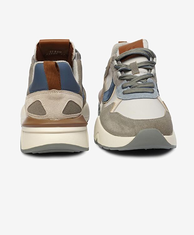 Erkek Gri Hakiki Deri Spor Ayakkabı - 7