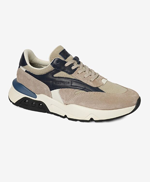 Erkek Koyu Vizon Hakiki Deri Spor Ayakkabı - 2