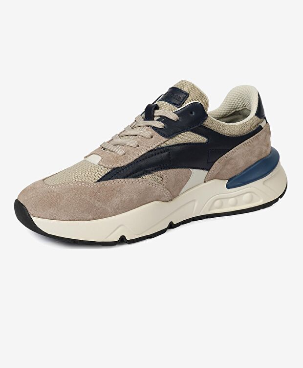 Erkek Koyu Vizon Hakiki Deri Spor Ayakkabı - 3