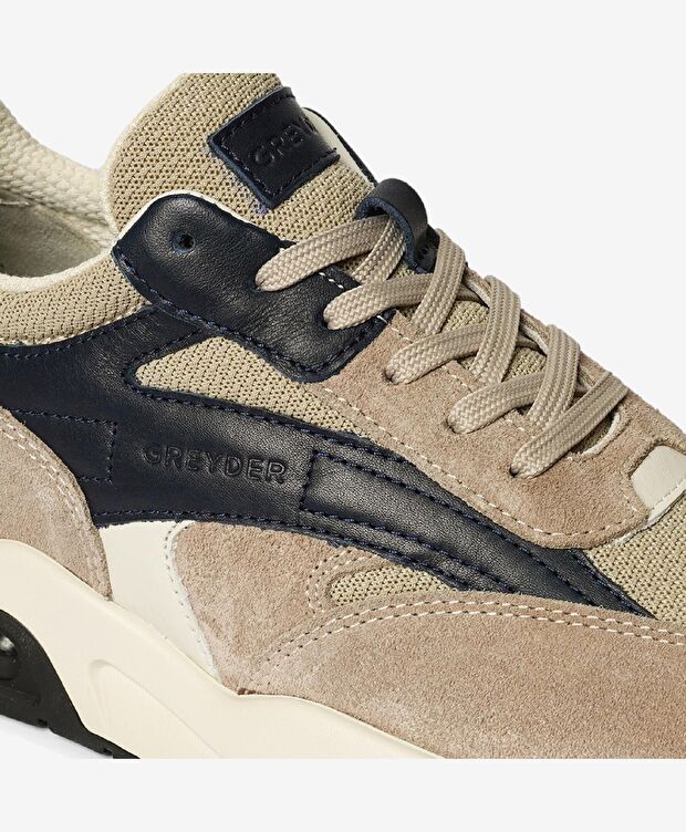 Erkek Koyu Vizon Hakiki Deri Spor Ayakkabı - 5