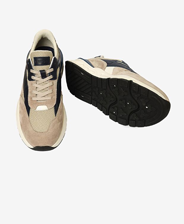 Erkek Koyu Vizon Hakiki Deri Spor Ayakkabı - 6