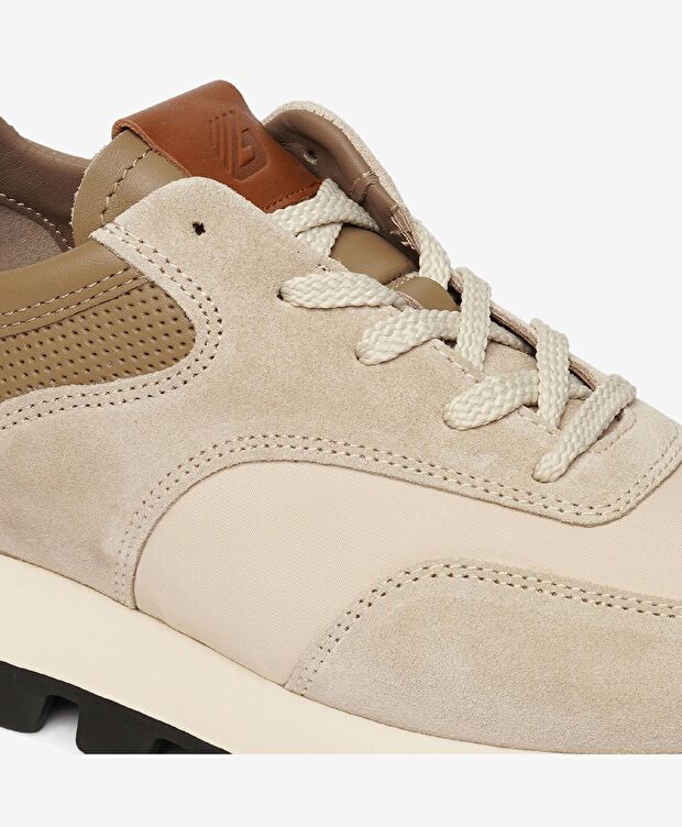 Erkek Açık Vizon Hakiki Deri Spor Ayakkabı - 5