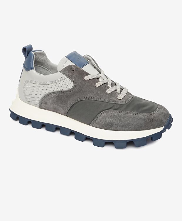 Erkek Füme Hakiki Deri Spor Ayakkabı - 2