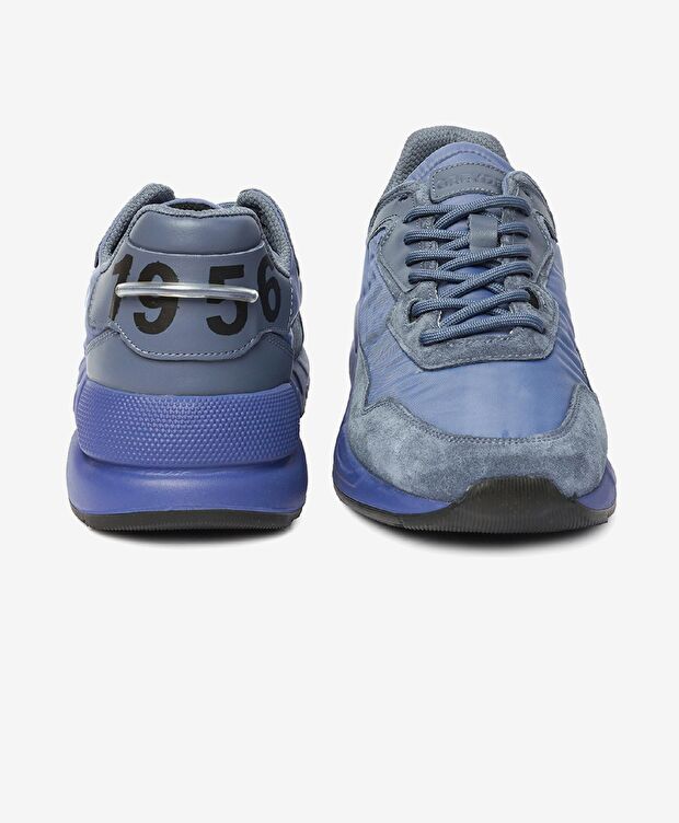 Erkek İndigo Hakiki Deri Spor Ayakkabı - 7