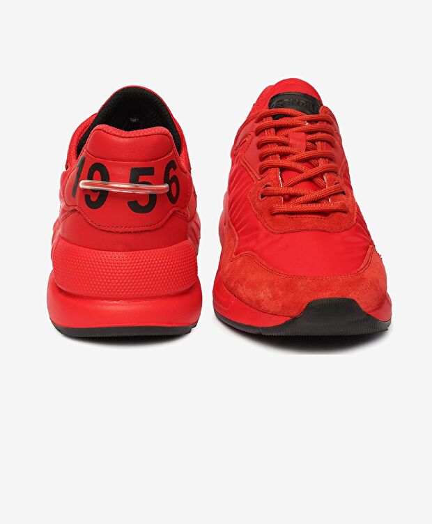 Erkek Kırmızı Hakiki Deri Spor Ayakkabı - 7