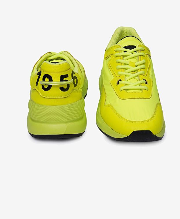 Erkek Neon Sarı Spor Ayakkabı - 7