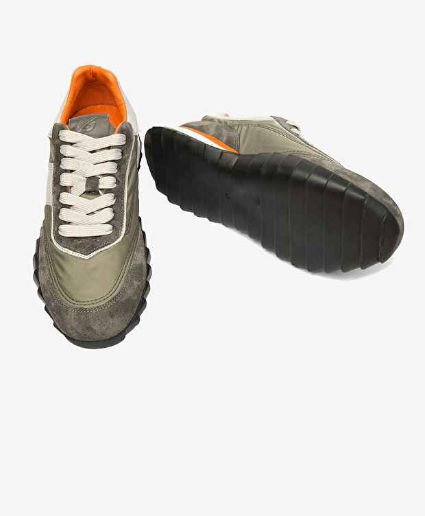 Erkek Koyu Gri Hakiki Deri Spor Ayakkabı - 6