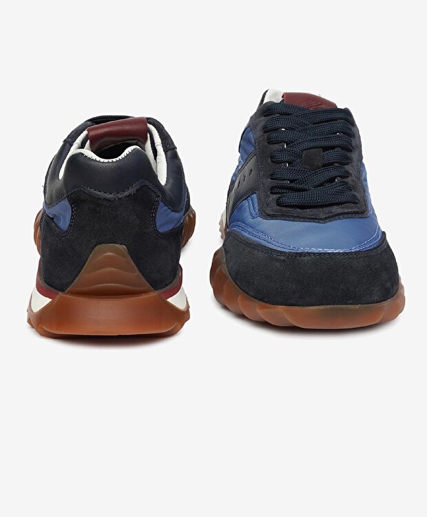 Erkek Açık Lacivert Hakiki Deri Spor Ayakkabı - 7