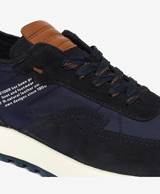 Erkek Açık Lacivert Hakiki Deri Spor Ayakkabı - 5