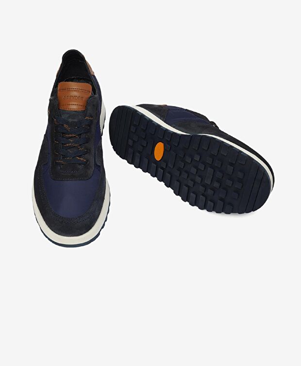 Erkek Açık Lacivert Hakiki Deri Spor Ayakkabı - 6