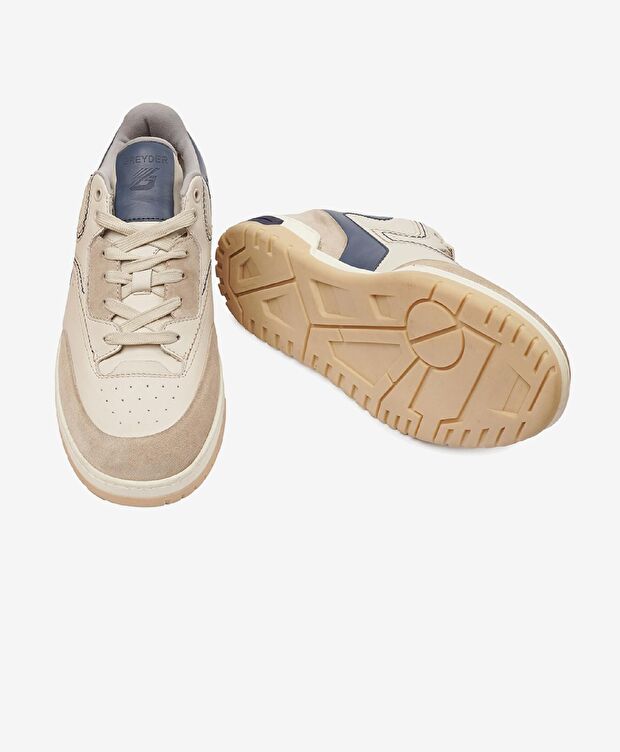 Erkek Açık Vizon Hakiki Deri Sneaker Ayakkabı - 6