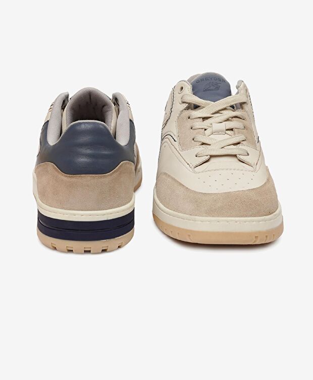 Erkek Açık Vizon Hakiki Deri Sneaker Ayakkabı - 7