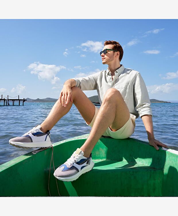 Greyder LAB Erkek Mavi Sneaker Ayakkabı - 8