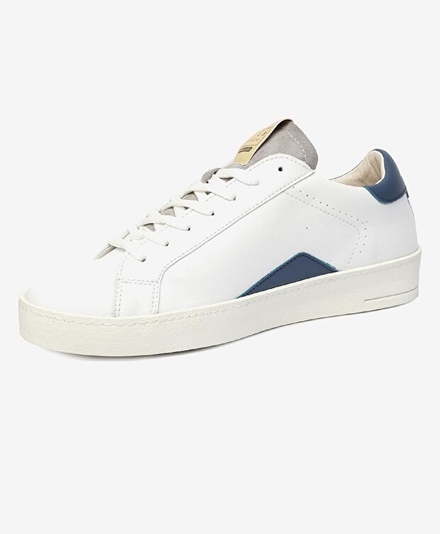 Greyder LAB Erkek Beyaz Mavi Hakiki Deri Sneaker Ayakkabı - 3