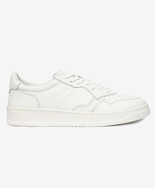 Erkek Beyaz Hakiki Deri Sneaker Ayakkabı - 1