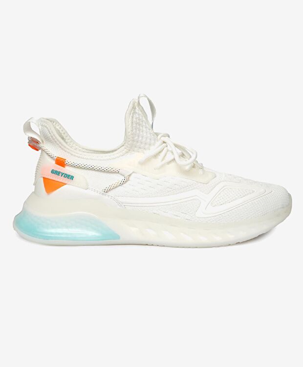 Erkek Beyaz Sneaker Ayakkabı - 1