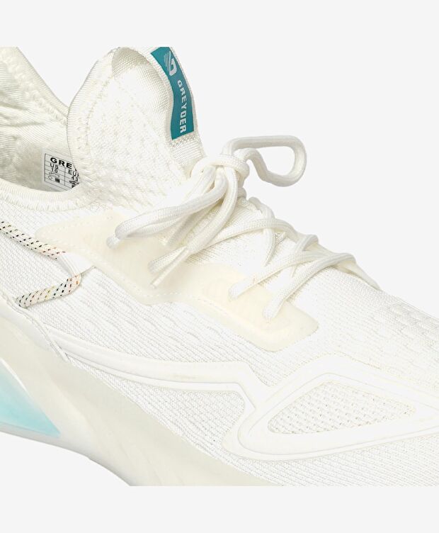 Erkek Beyaz Sneaker Ayakkabı - 5