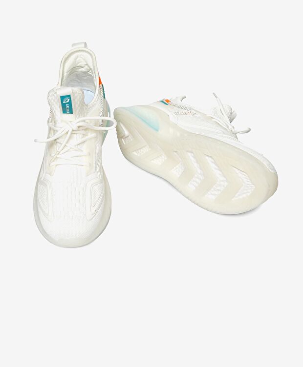 Erkek Beyaz Sneaker Ayakkabı - 6