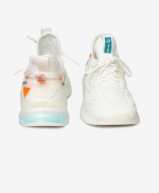 Erkek Beyaz Sneaker Ayakkabı - 7