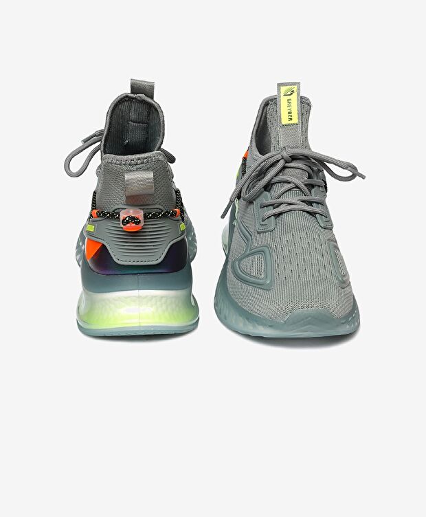 Erkek Gri Sneaker Ayakkabı - 7