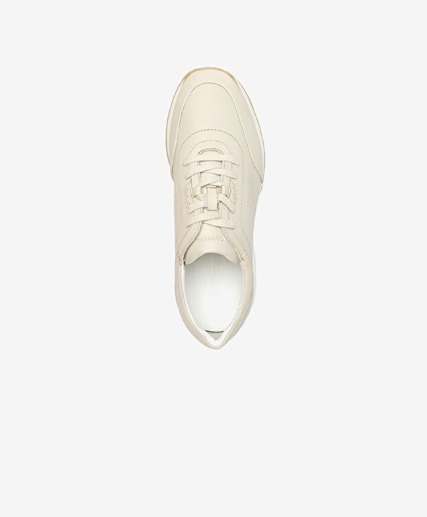 Erkek Beyaz Hakiki Deri Sneaker Ayakkabı - 4