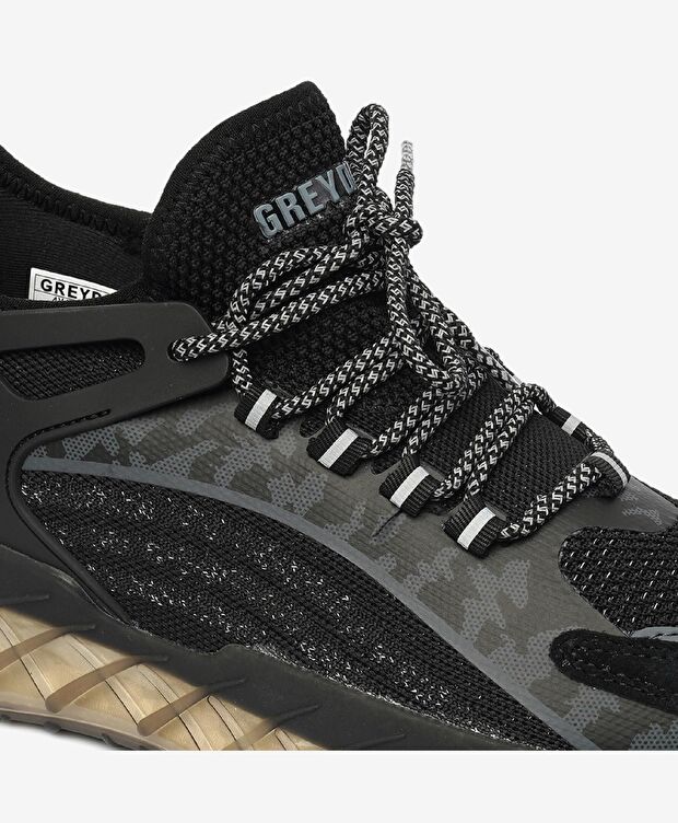 Erkek Siyah Hakiki Deri Spor Ayakkabı - 7