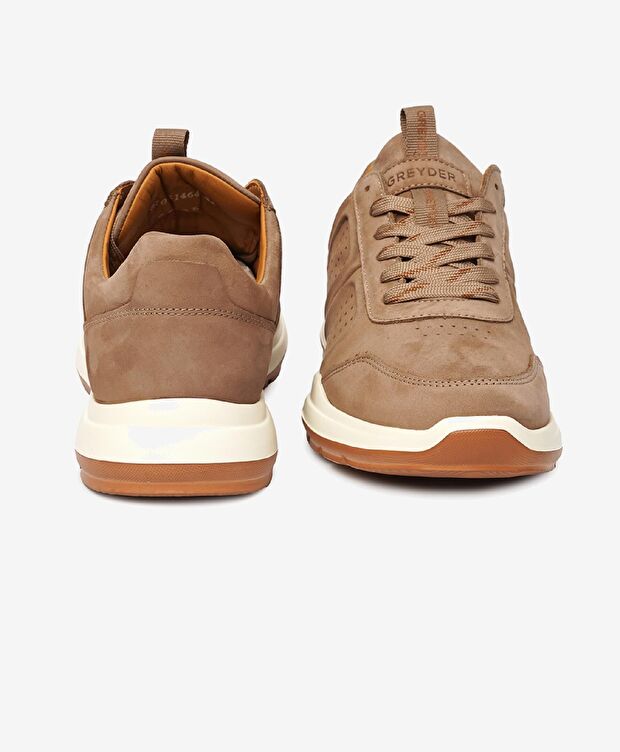 Erkek Vizon Hakiki Deri Casual Ayakkabı - 7