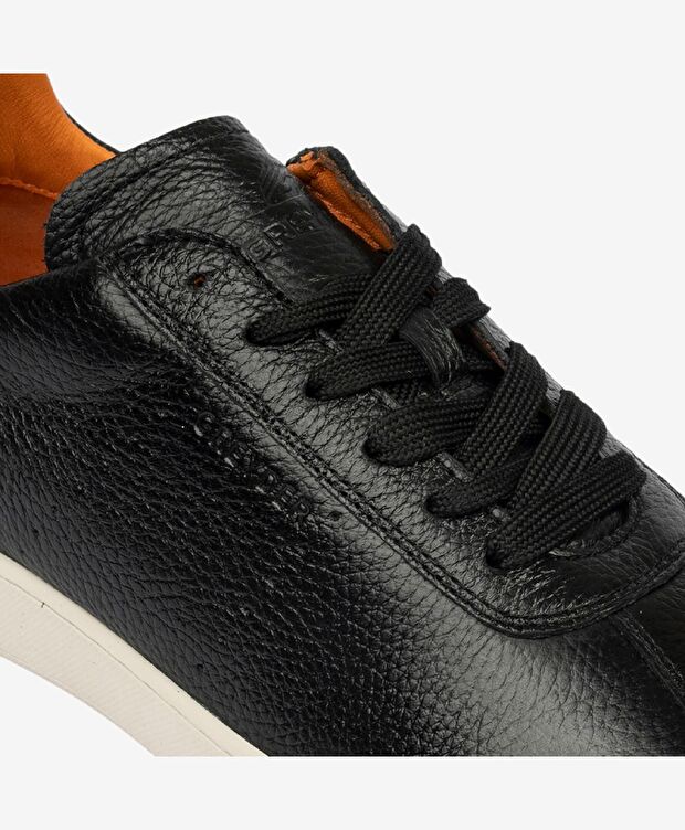 Erkek Siyah Hakiki Deri Casual Ayakkabı - 5