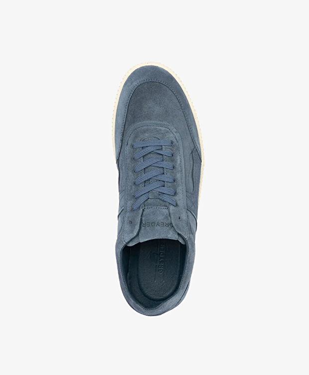 Erkek İndigo Hakiki Deri Casual Ayakkabı - 4