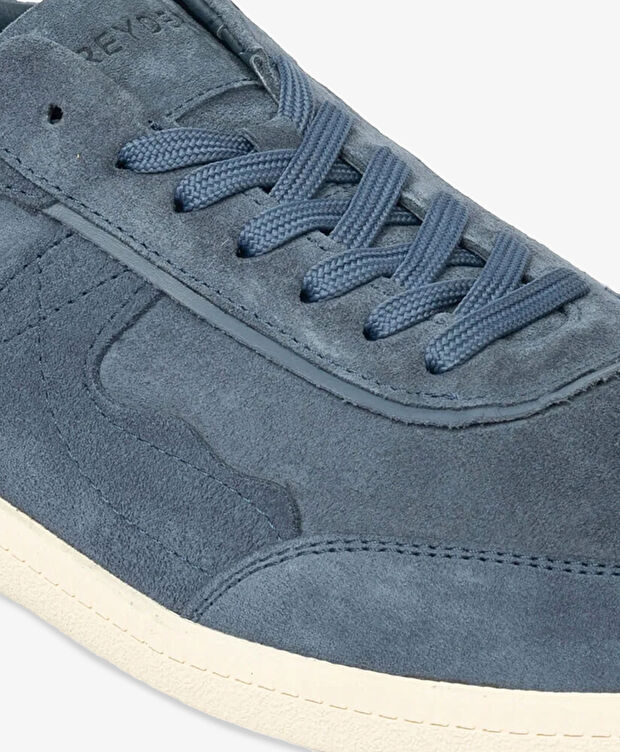 Erkek İndigo Hakiki Deri Casual Ayakkabı - 5