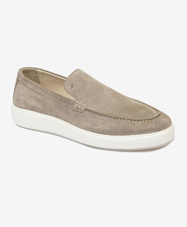 Erkek Vizon Hakiki Deri Loafer Ayakkabı - 2