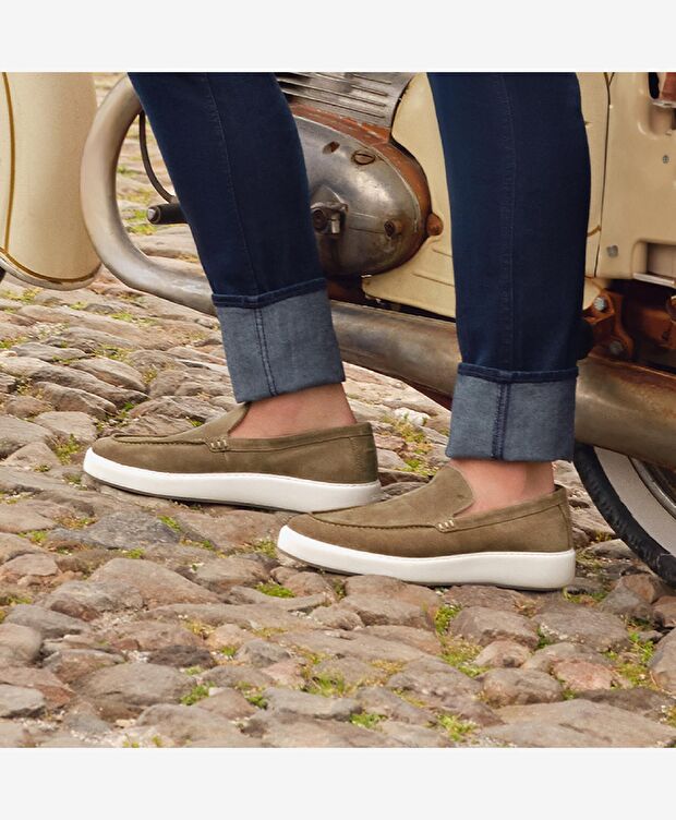 Erkek Vizon Hakiki Deri Loafer Ayakkabı - 8