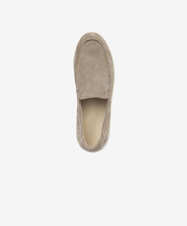 Erkek Vizon Hakiki Deri Loafer Ayakkabı - 4