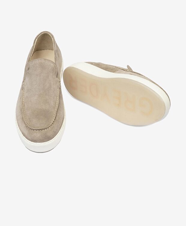 Erkek Vizon Hakiki Deri Loafer Ayakkabı - 6
