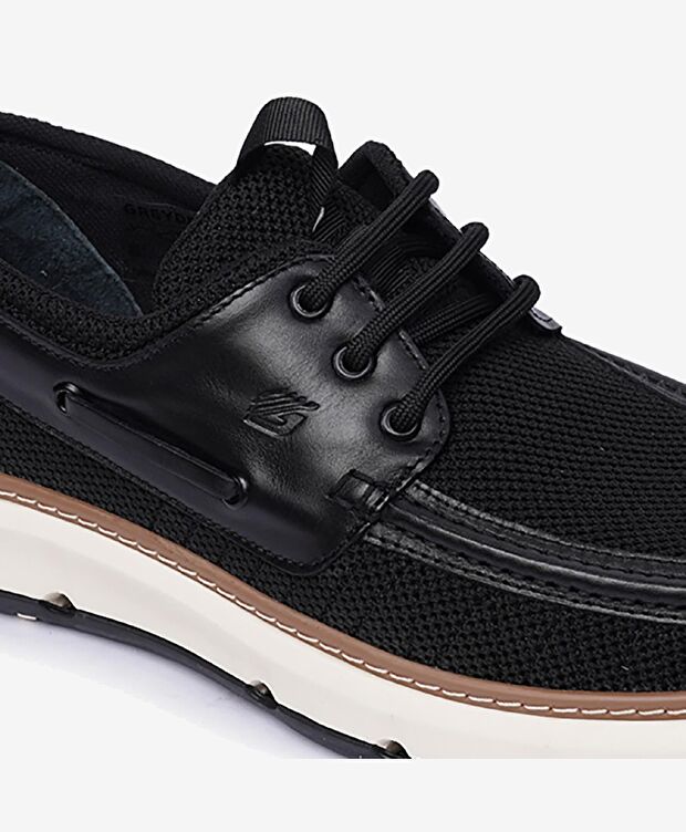 Erkek Siyah Hakiki Deri Casual Ayakkabı - 5