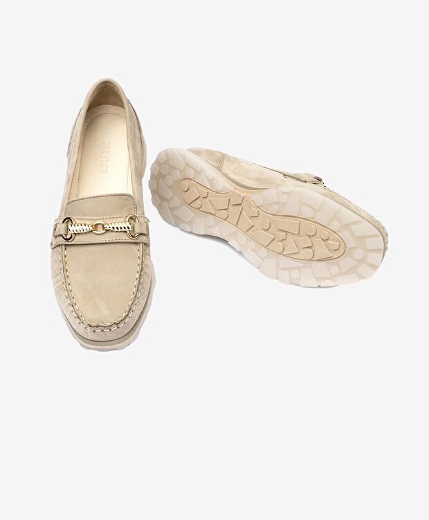 Kadın Vizon Hakiki Deri Loafer Ayakkabı - 6