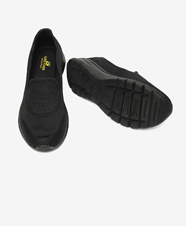 Kadın Siyah Sneaker Ayakkabı - 6