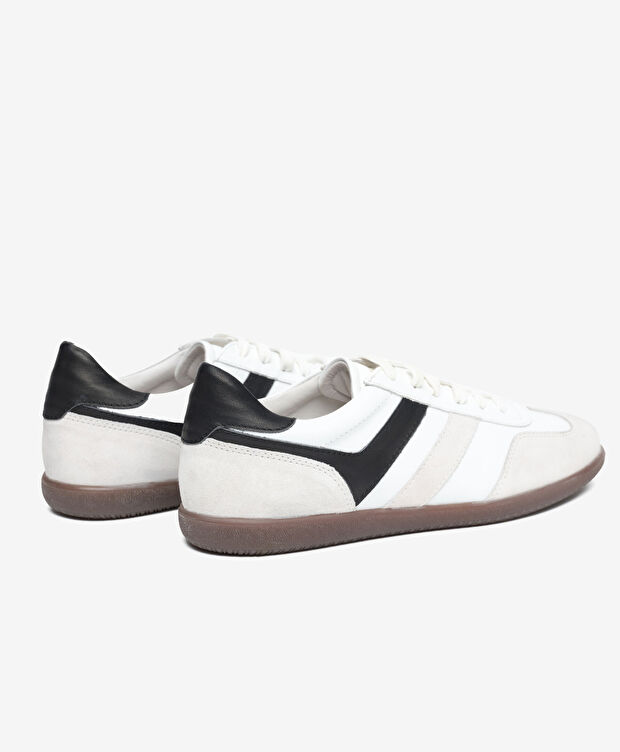 Kadın Beyaz Süet Hakiki Deri Sneaker Ayakkabı - 4