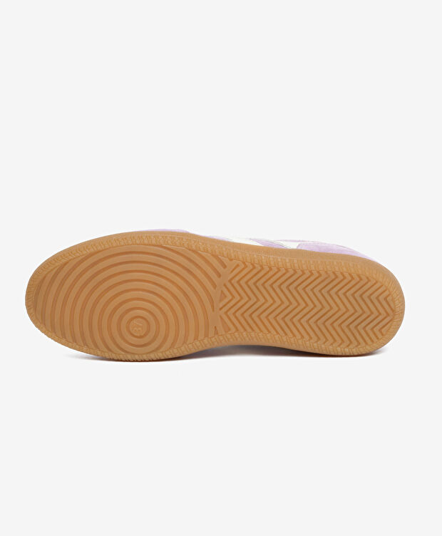 Kadın Lila Süet Hakiki Deri Sneaker Ayakkabı - 6